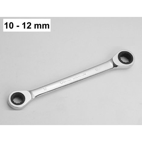 Clé à arbre double (10-12 mm), acier au chrome-vanadium, outil de réparation automobile, jeu de clés multifonctions antidérapantes (1/5)