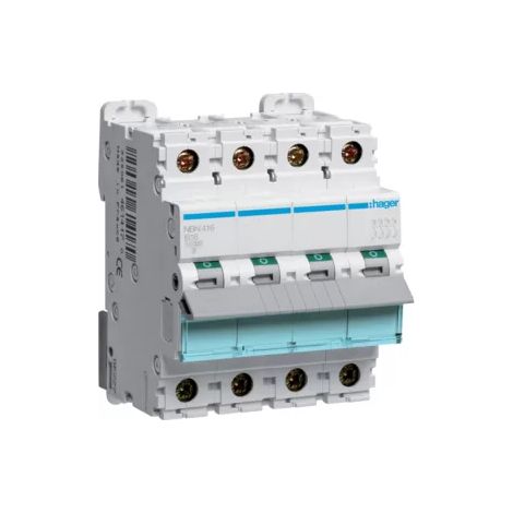 Hager LS-SCHALTER 4P 16A-B (NBN 416) (1/2)