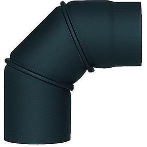 Gomiti Sweden mm.2 Acciaio Nero 90 Gradi Diametro cm. 12 (1/3)