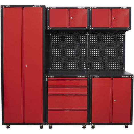 Sealey American PRO&reg Modular Storage System 2.0m APMS80COMBO3 (1/5)
