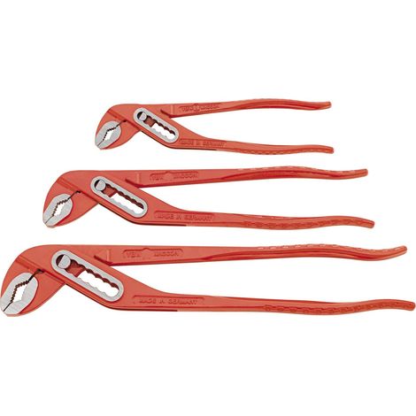 Jeu de pince multiprise 160, 250, 315mm rouge laque (1/2)