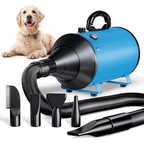 Dog Blower Blower Care Blower Hose Blue (1/5)