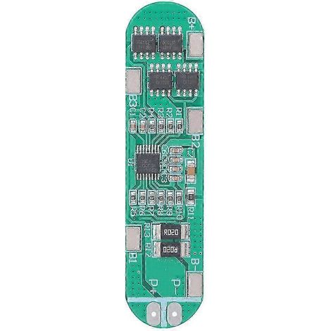 Protection PCB 4S 14.8V pour batterie lithium 18650 - Carte de protection HX 4S-A01, module BMS pour 4 accus rechargeables, équipement de sécurité surcharge et décharge, idéal pour packs de batteries (1/3)