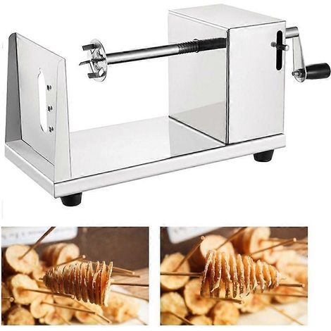 Machine à frites manuelle en acier inoxydable pour découper et trancher les chips (1/4)