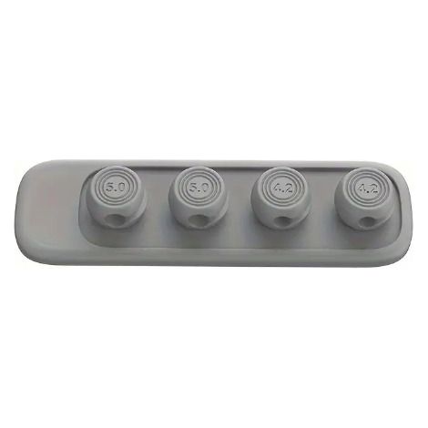 Magnetischer Silikon-Kabelorganizer mit mehreren Fächern für Büro und Auto, sichert Lade- und Datenkabel (1/5)