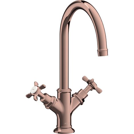 hansgrohe AXOR Montreux 2-Griff-Waschtischarmatur 210, (1/5)