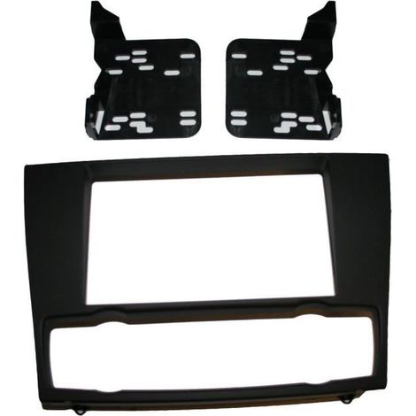 Adaptateur autoradio 2 DIN + cage - BMW - Série 1 - Noir - Cage de montage - Compatible Série 1