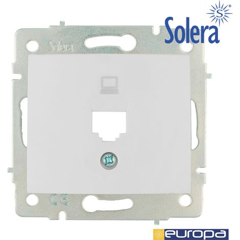 Cover + Chassis per Presa Dati RJ45 Serie Europa Solera ERP88/1