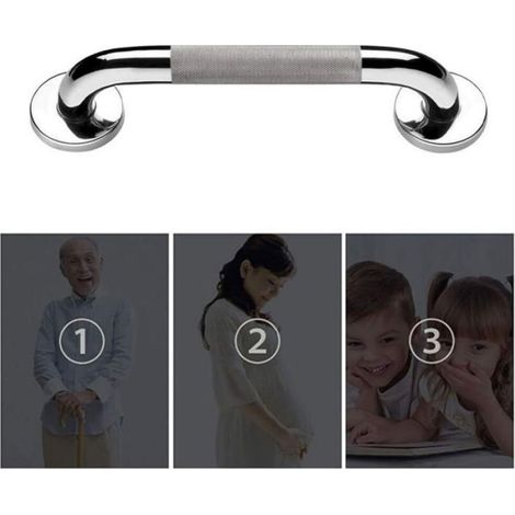 Barre D Appui - Acier Inoxydable 304 - Pour Salle De Bain Douche Toilette - 60 Cm (1/5)