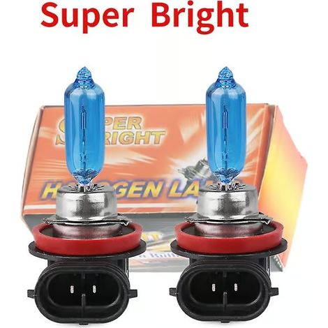 2 ampoules halogènes H9 12V 65W 5500K-6000K, effet xénon, lumière bleue diamant, pour phares de voiture de qualité AAA (1/4)