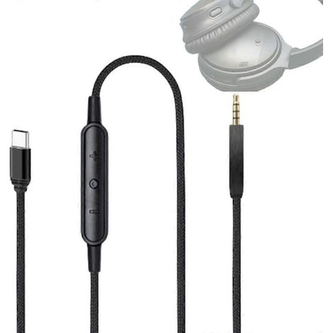 Câble USB-C de remplacement pour casques QC25/QC35/QC35II/QC45/NC700/Y40/Y45/Y50 (1/4)