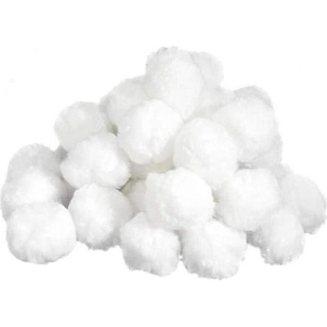 Filtration de piscine : Boules filtrantes en fibres écologiques réutilisables pour piscine. (1/4)