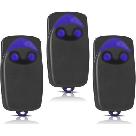 3 Pièces Remplacement pour télécommande NICE, télécommande portail 433,92MHz 2 canaux, compatible avec Flo1r-s, Flo2r-s, Flo4r-s (1/4)