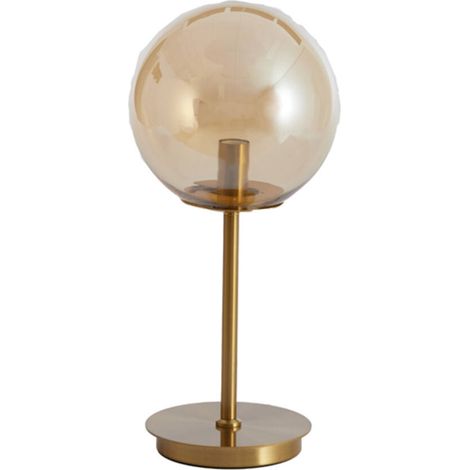 Light & Living - lampada da tavolo - Medina - ambra - vetro -