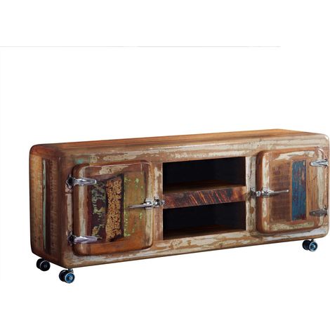 TV-Board Altholz 135x40x56 mehrfarbig lackiert FREEZY 10 (1/3)