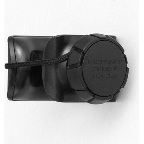 Soporte de pared para bicicleta PRO Hybrid negro M Hornit Clug - colgador de bicicletas profesional