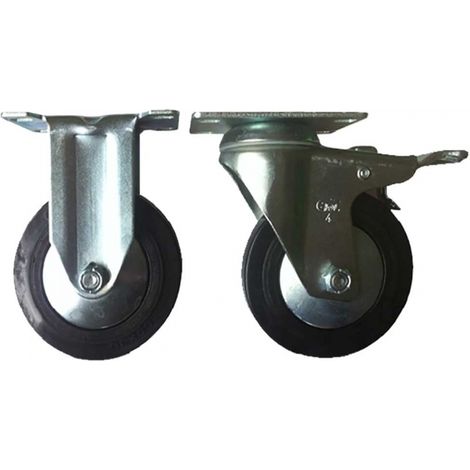 Kit de 4 roues pour groupe diesel KS 6000, KS 8000, KS 9000. - Dimax (1/4)