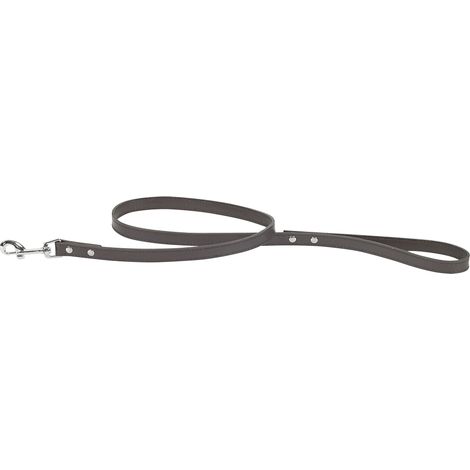 Laisse pour Chien Simili Cuir Marron Largeur 15 mm, Longueur 1 m, Taille S (1/2)