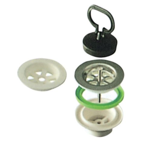 PILETTA PER LAVELLO CERAMICA D 80 MM 1.1/2 - 5,0 pz