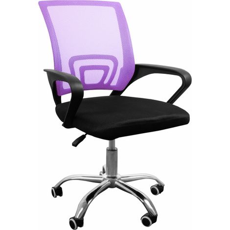 Sedia da ufficio Aga MR2077 Nero - Viola (1/4)