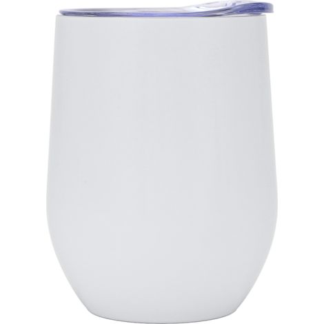 Tasse Isotherme en Acier Inoxydable 12 oz à Double Paroi pour Café, Thé et Boissons Chaudes - Design Coquille d'Œuf (1/5)