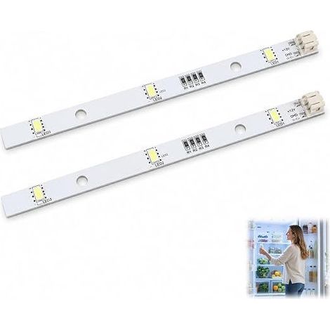 Bande Lumineuse LED Réfrigérateur E349766 MDDZ-162A 1629348 DC 12V 2 W Ampoule LED Frigo de Rechange Bande 16 cm (1/5)