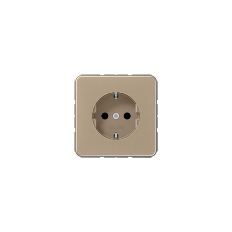 JUNG CD 1520 KI GB. Buchsen-Typ: CEE 7/3. Produktfarbe: Bronze,Gold, Material: Aluminium. Eingangsspannung: 250 V, Stromstärke (maximal): 16 A (CD1520KIGB)