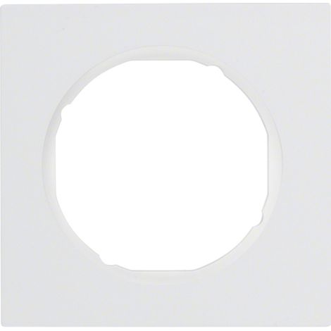 Marco 1 elemento Berker By Hager 10112289 serie R3 Blanco Brillo