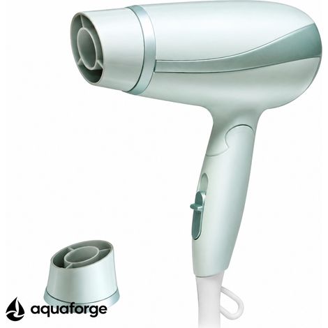 Sèche cheveux portable pliable compact 1600 W 2 vitesses (1/5)