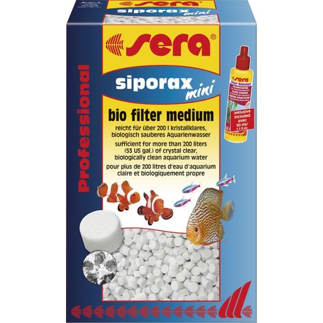 Sera Aquariumfiltermedium siporax mini Professional 270 g Keine Angabe
