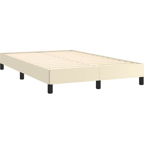 Giroletto senza Materasso Crema 120x190 cm Similpelle vidaXL (1/4)