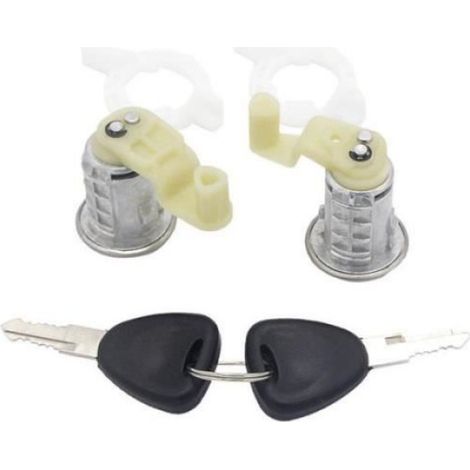 2 serrures barillets de porte Renault Clio 2 7701471219 (1/2)
