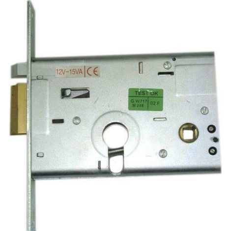 SERRATURA METALLO INFILARE ELETTRICA 14012 CISA - B.Q ZINC F.MM 16 F.SAGOM+SCR+F H.MM 82 E.MM 60 DX - 1 pezzo (1/3)