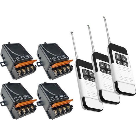 433Mhz Wireless Remote Control Switch,30A High Power Relay Module (1/4)