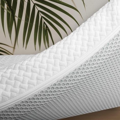 Topper cubrecolchón viscoelástico 100% 90 x 200 cm 6 cm - Real Confort (1/5)