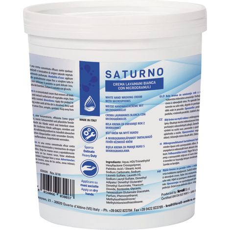 PASTA LAVAMANI SATURNO  lt. 1 12.00 pz