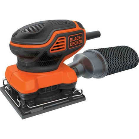 Black & Decker KA450-QS Lijadora orbital 16000 RPM Negro, Naranja