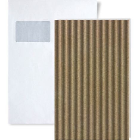 1 PIEZA DE MUESTRA S-29208 WallFace WAVE 12 METALLIC USED Sand LEATHER Collection  MUESTRA Panel de pared en tamaño aprox DIN A5