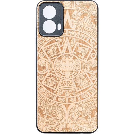 Bewood Holzkoffer für Motorola G34 5G Aztec Calendar Aniegre (1/2)