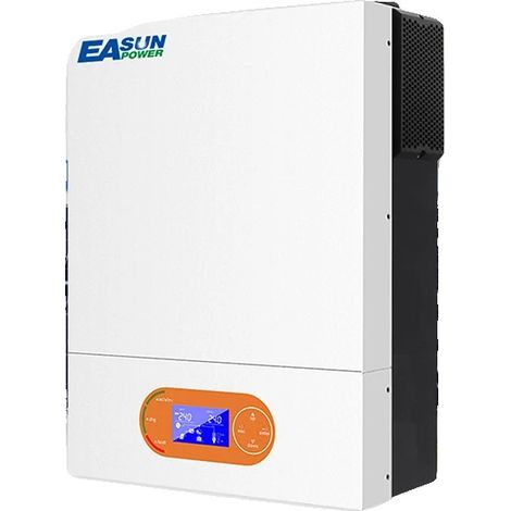 Onduleur Hors Réseau, Sortie 6000W, Entrée 48V CC, Sortie 230V CA, Courant de Charge 120A, Chargeur Solaire MPPT (1/5)