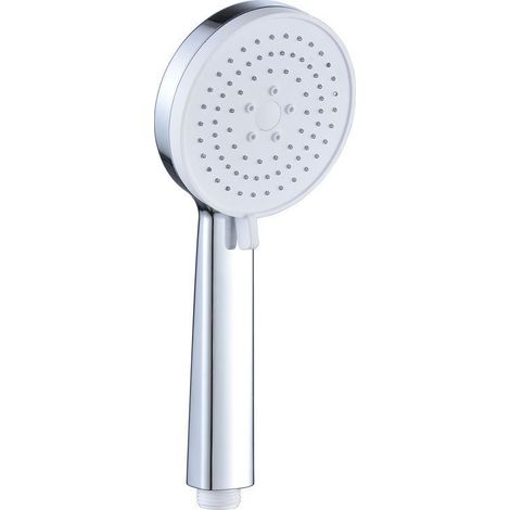 Verstellbare Handbrause mit drei Geschwindigkeitsstufen für Bad und Badewanne, verdickter Handstrahl, große, runde, leistungsstarke ABS-Handbrause