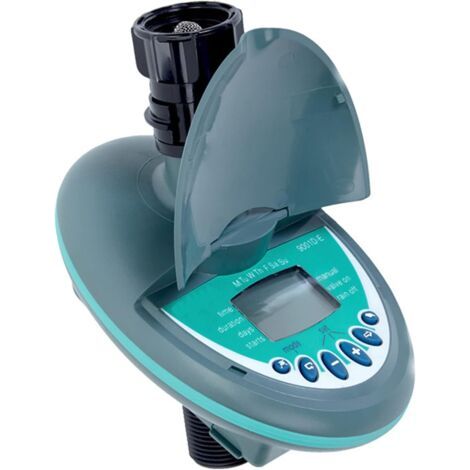 Minuterie d'irrigation - Arroseur numérique LCD 3/4" Minuterie programmable Arrosage automatique du fil de jardin avec couvercle étanche - 008 Programmateur arrosage (1/4)