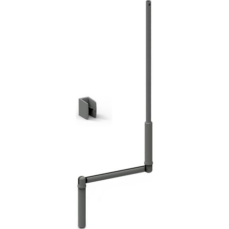 Manivelle gris anthracite de volet roulant 1300 mm Ø 12 mm
