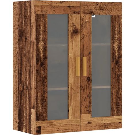 Armario de almacenamiento mural vintage versátil 69 x 34 x 90 cm fabricado en madera reciclada 020051017 (1/5)