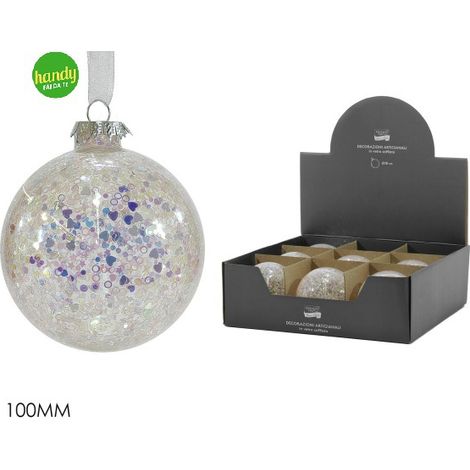 Sfera in Vetro Handy Rosa Ø 100mm