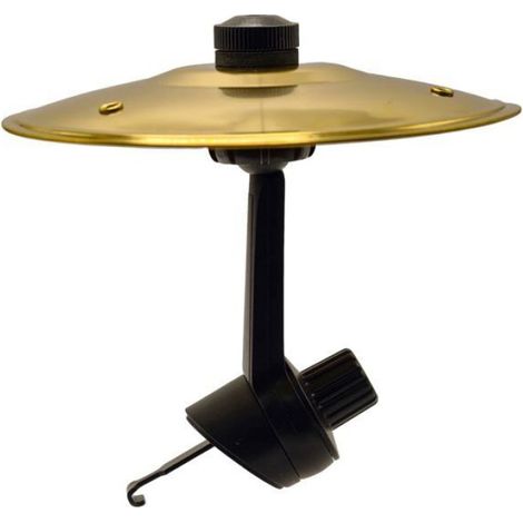 Cymbale voiture crash - 1 pièce, or clip ventilateur métal - Pour amateur musique, 360° Corvina (1/5)