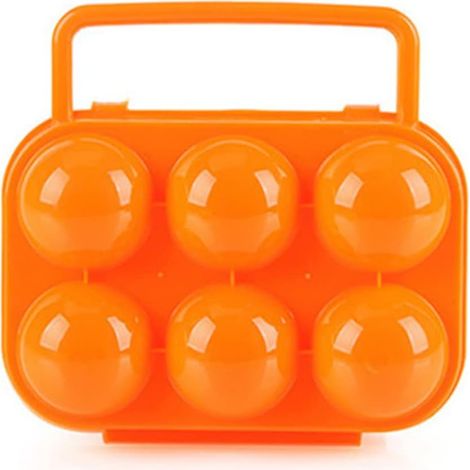 Boîte à œufs compartimentée en plastique anti choc portable pour camping et réfrigérateur rangement (1/5)