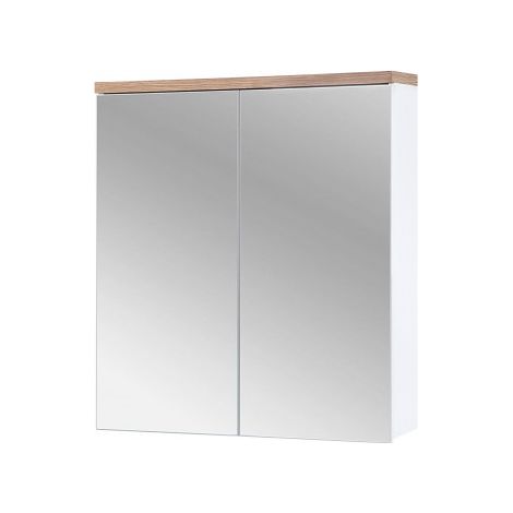 Armoire de salle de bain Cintra White - 60 x 20 x 70 cm - Rangement haut mural avec miroir - Livraison gratuite