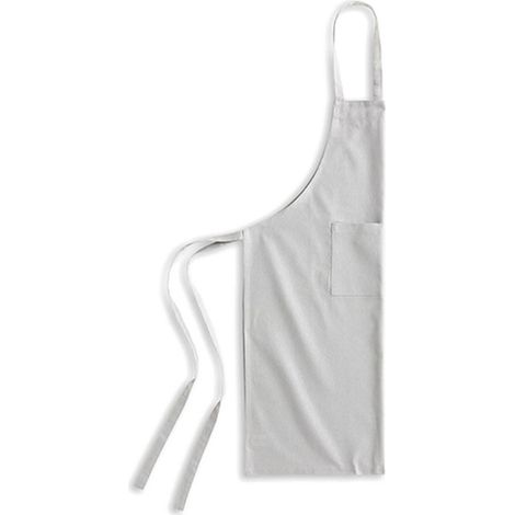 Tablier en coton pour adulte 79x104 cm - Zinc (1/2)