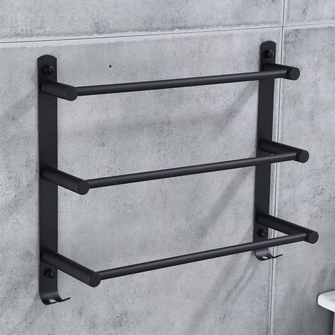 mit Haken Badezimmeraccessoires Wandregal aus Edelstahl C